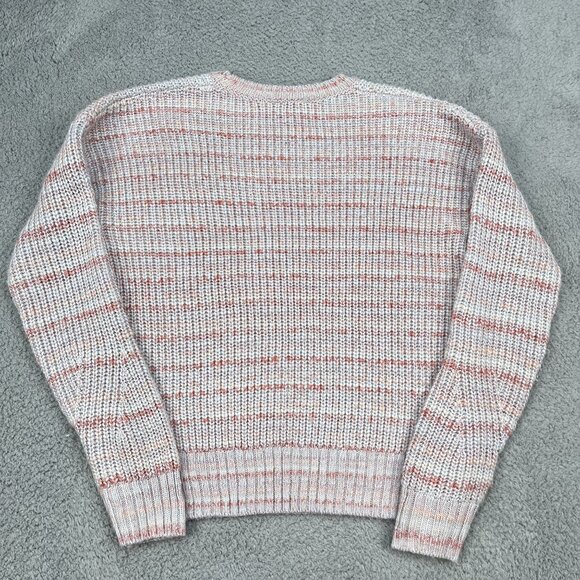 Lucky Brand Pink Comfy Knit Crewneck Pullover Sweater Size Medium - Picture 2 of 4
